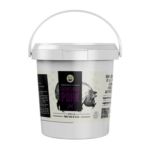 Cornhusker Kitchen Premium Rendered Tub 1.5lbs (Berkshire Pork Fat)