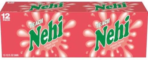 Nehi 12 oz 12 Peach Soda Can, Units