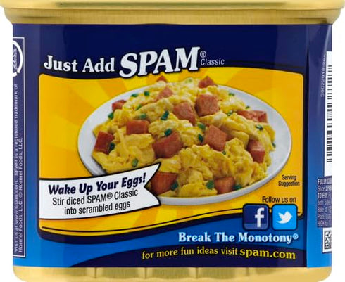 12 Spam Classic, Ounce Can