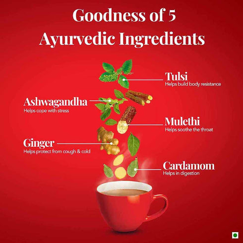 Brooke Bond Care(5 Ingredients)500g Red Label -Natural Ayurvedic
