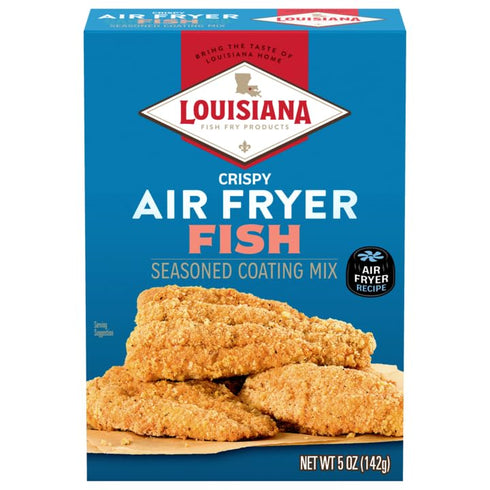 Louisiana Fish Fry, Air Fry Fish Coating Mix, 5 oz (Pack of