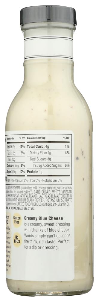 12 (Pack 4) Briannas Dressing, True Blue Cheese, Ounce of by Brianna's