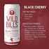 12 Oz 12 Pack Wild Bill's Black Cherry Soda Classic Craft Soda Pop Soft Drinks, Sodas Made with Pure Cane Sugar