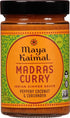 12.5 oz, Simmer Maya Kaimal Madras Curry Sauce, Spicy Indian Sauce with Peppery Coconut and Coriander. Vegan, Gluten