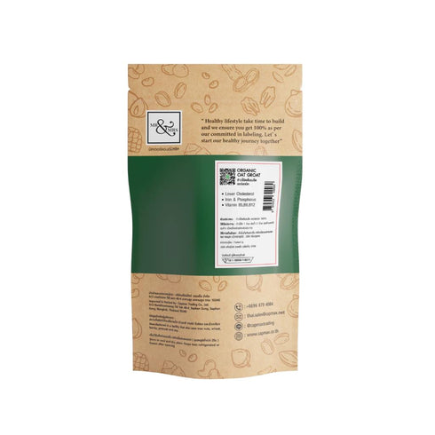 Generic 250g Whole Oat Groats Traditional Steel-Cut Oats for Hearty, Slow-Cooked Breakfasts