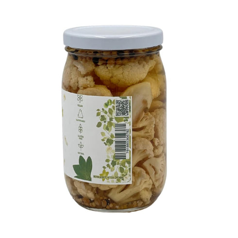 -17 Oz The Cauliflower | Pickled Cauliflower - Tangy, Crunchy & Flavorful Gourmet Vegetable Snack Vegan & Low-Calorie