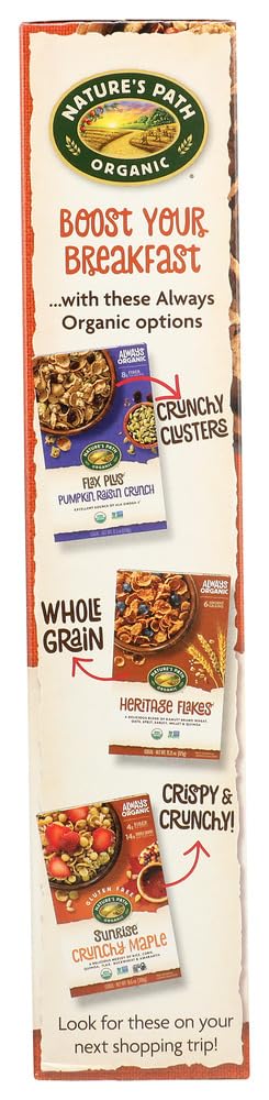 11.5 oz 2 Nature's Path Organic Flax Plus Cereal Maple Pecan Crunch -- - pc