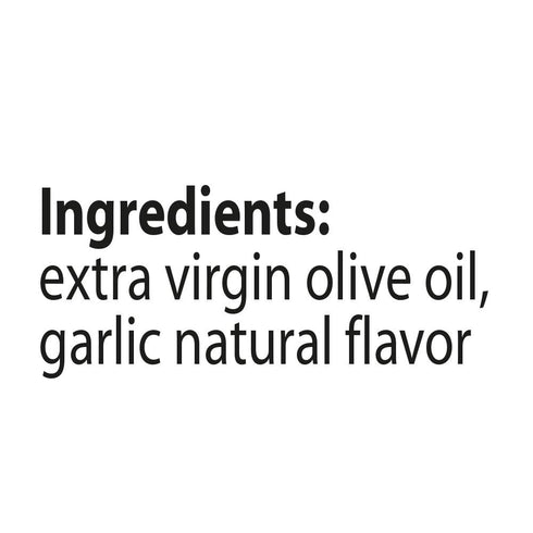Mantova Extra Virgin Olive Oil Spray, Garlic Flavored 8 oz. Spray Bottle for Salads and Cooking