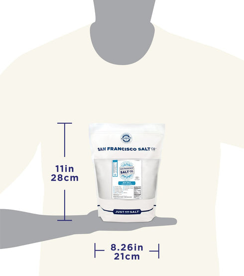 5 lbs. Gourmet Sea Salt - Bulk Fine Grain by San Francisco Salt Company