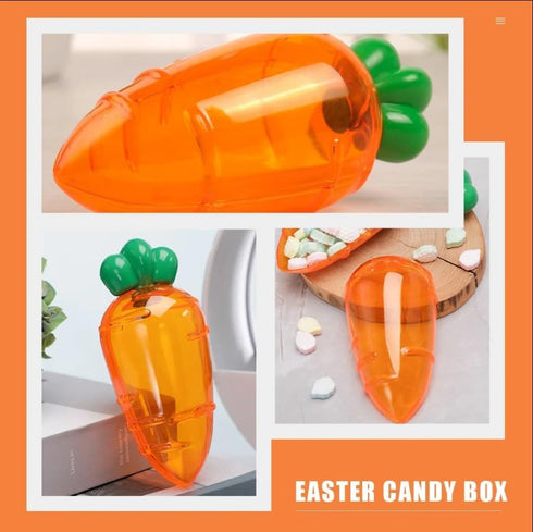 Set 6 of Carrot-Shaped Candy Boxes for Easter - Perfect for Treats and Gifts