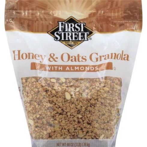 Generic First Street Honey and Oats Granola With Almond 48oz (Pack of 1)