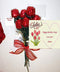 FavorOnline Personalized Chocolate Rose Bouquet for Mother's Day of 6 Roses with Gift