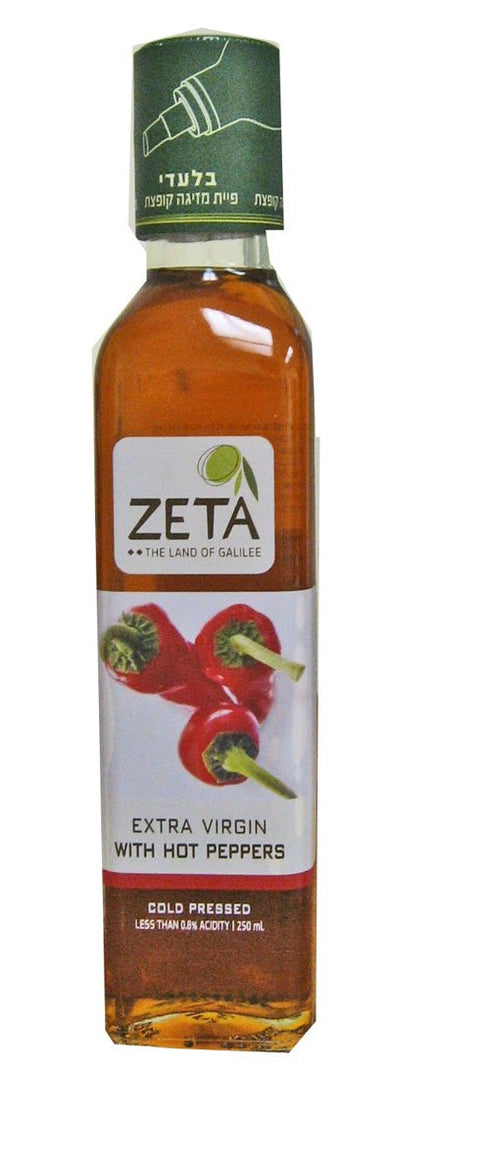 Zeta Extra Virgin Olive Oil with Hot Peppers