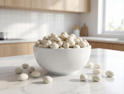 DM Sweets 1 lb Yogurt Covered Peanuts Bulk Bag Sweet & Crunchy Snack Creamy Yogurt Coating Over Fresh Slow Roasted