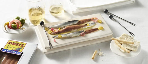 Ortiz Sardines A la Antiqua, Wild Caught in Spain, 6.7oz Jar, Hand-Packed in Olive Oil