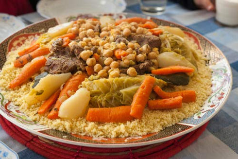 1-Kg Pack 2 Authentic Tunisian Couscous - Medium Grain Dried Couscous, from Kartago - Bag