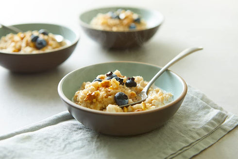 Packets, 10 (Pack 1) Better Oats Steel Cut Instant Oatmeal Original Flavor with Flax Seeds, Quick-Cooking Breakfast
