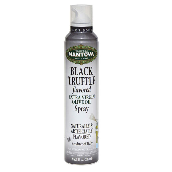 Mantova Truffle Flavored Extra Virgin Olive Oil Spray, 8 oz. Bottle - Great for Cooking & Salads