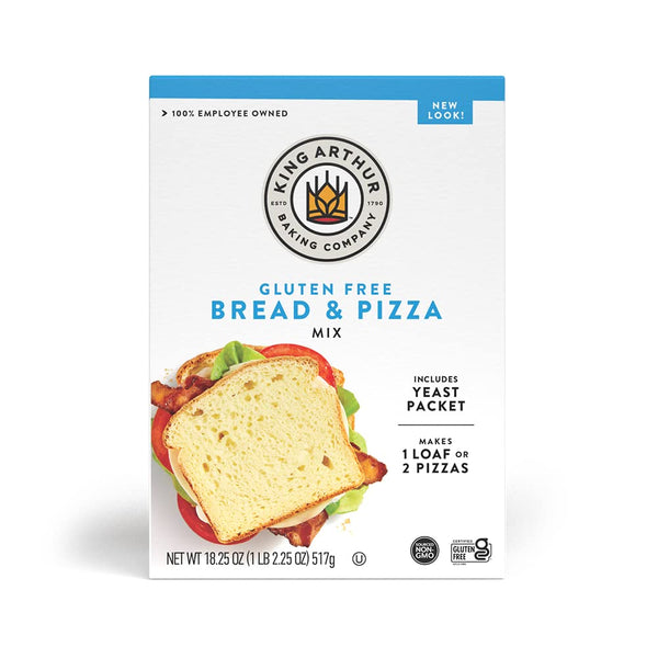 King Arthur, Gluten-Free Bread and Pizza Mix, Gluten-Free, Non-GMO Project Verified, Certified