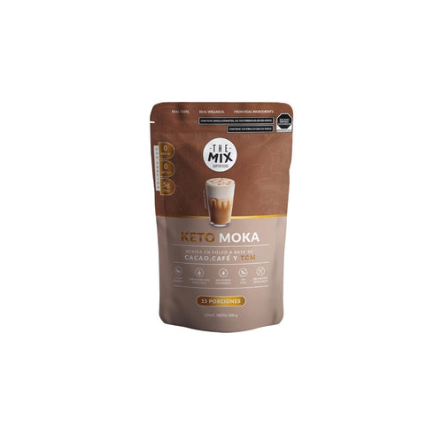 The Mix Superfoods Keto Moka, Cocoa & Coffee Powder, 300g, 15 Servings,