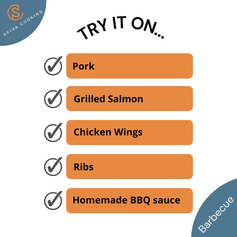 Spiva Cooking - Barbecue Rub - Gourmet BBQ Rub and Seasoning - How to use: Pork, Pork Butt, Pork Ribs, Pork Chops, Pork