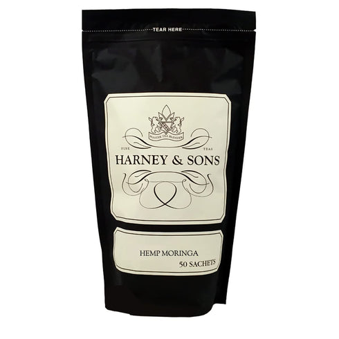 Harney & Sons Hemp Moringa | Deep Sleep Wellness Blend with Hemp,