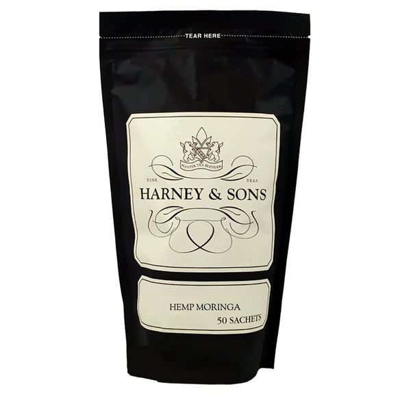 Harney & Sons Hemp Moringa | Deep Sleep Wellness Blend with Hemp,