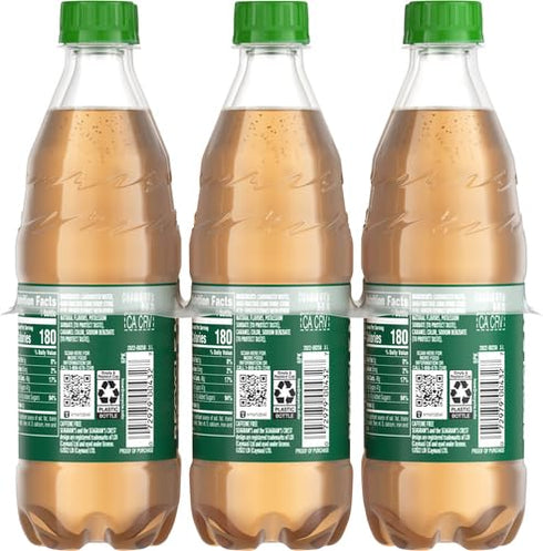 16.9 oz, 12 Pack Seagrams Ginger Soda Soft Drinks, fl