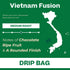 7 Conihat Drip Coffee Bags - Vietnamese Premium Arabica & Robusta Blend, Medium Roast, Chocolate & Fruity Notes, Smooth