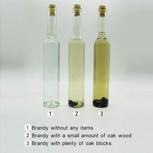 LKXHarleya 100g Dark Oak Chips Home Brewing Whisky Brandy Wine Making Wood Barrel Flavor French Oak Chips