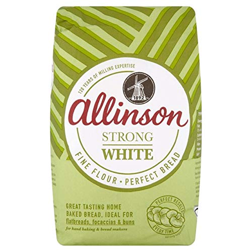 Allinson Strong White Bread Flour 1.5kg - Pack of 2