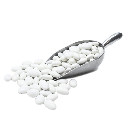 (1 Lb, Candy Retailer Jordan Almonds White)