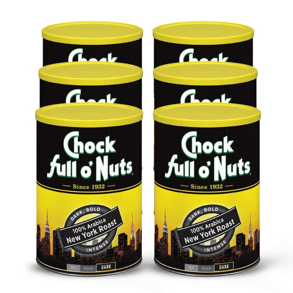 Chock Full o' Nuts New York Roast Ground Coffee Premium Beans in