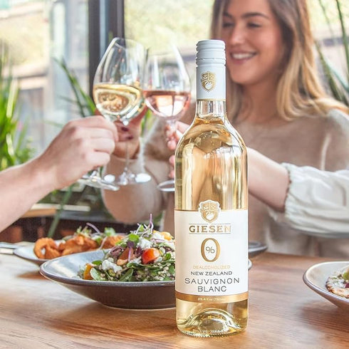 Marlborough, 750ml, 2 Pack (750ml, 2) Giesen Dealcoholized Sauvignon Blanc, Non-Alcoholic White Wine, Fresh Aromatics