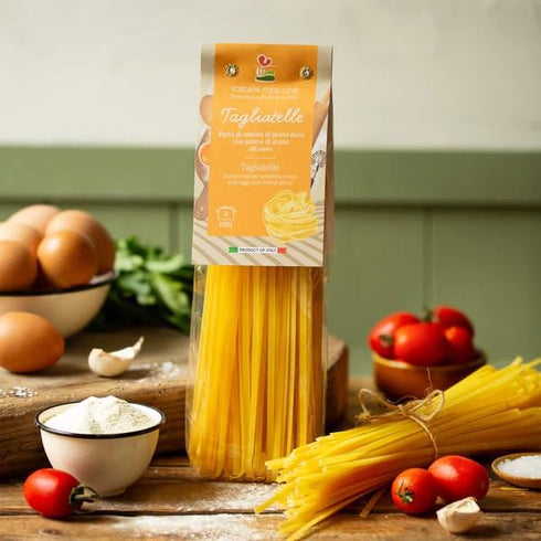 EMILIA FOOD LOVE | Egg Tagliatelle with Wheat Germ (4 Pack) -