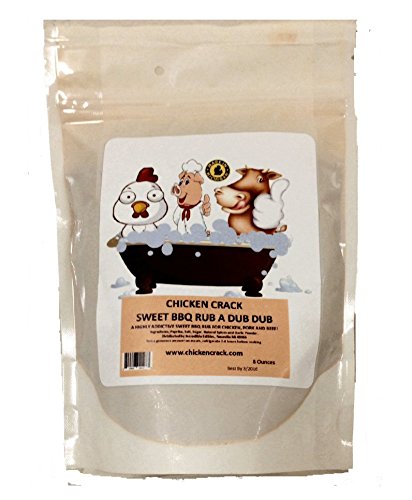 ChickenCrack Chicken Crack - Sweet BBQ Rub-3 (THREE) 6oz Bags