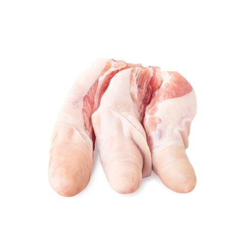 Amba's Quality Cured Products 16oz (1lb) Pack Raw Cured Pork Tails, Net Weight Vacuum Bag, Great For Jamaican Stew Peas