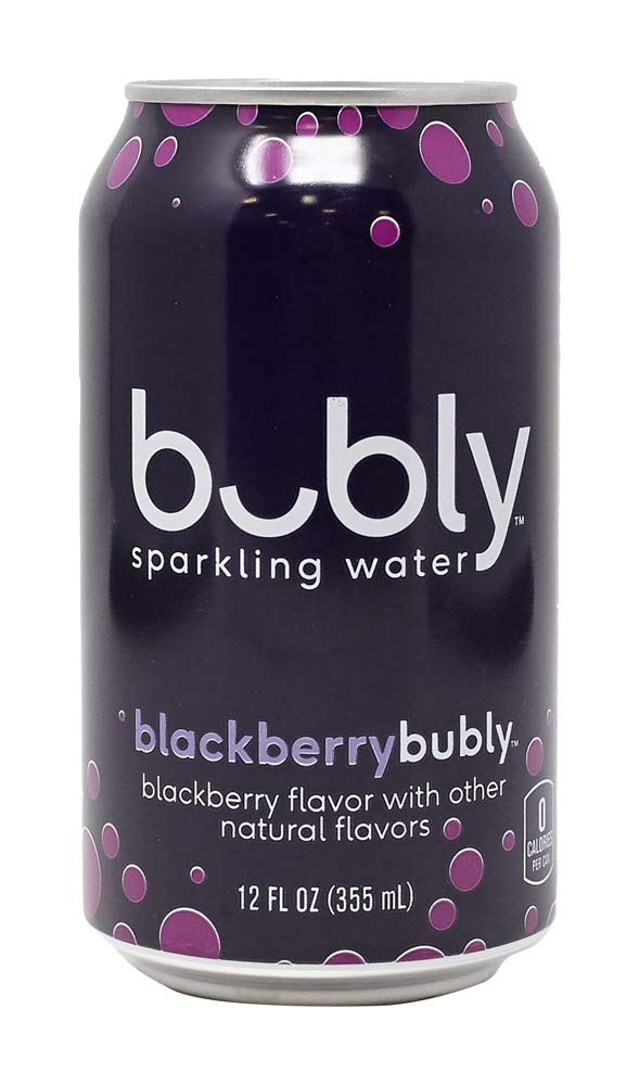 Bubly Sparkling Water, Blackberry, 12 Ounce