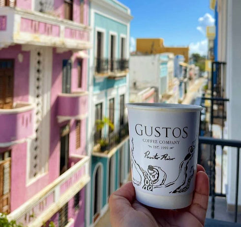 (1, 12oz) Gustos Coffee Premium Selection | Puerto Rican High End Medium Roasted Whole Bean Coffee
