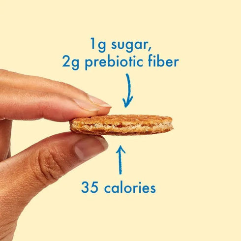 Rip Van Wafels Dutch Caramel Mini Stroopwafels, Low Carb Non-GMO Keto Friendly Snacks, 32 Pack