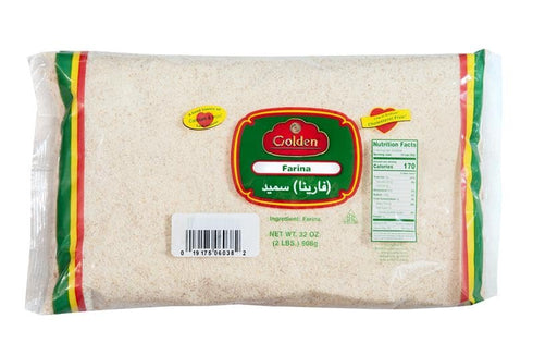GOLDEN Farina | 32 oz (2 lbs) Packet | All-Natural Wheat Cereal