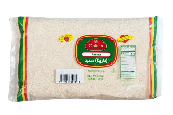 GOLDEN Farina | 32 oz (2 lbs) Packet | All-Natural Wheat Cereal