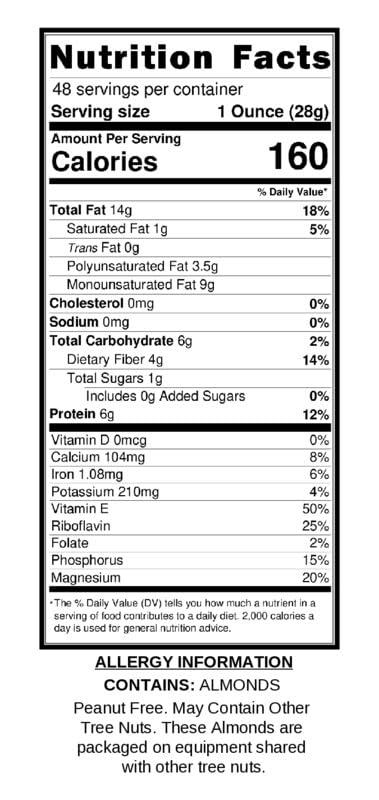 Wild Soil Terra Preta Almonds Higher Protein and Higher Vitamin E Than Other Almonds, Beyond Organic: Eco Farmed