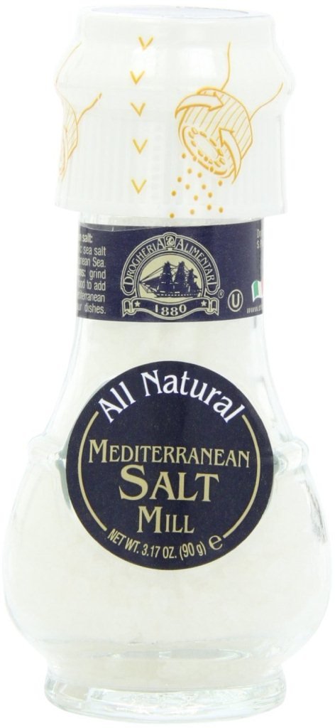Drogheria & Alimentari All Natural Spice Grinder Mediterranean Salt, 3.17 Ounce (Pack