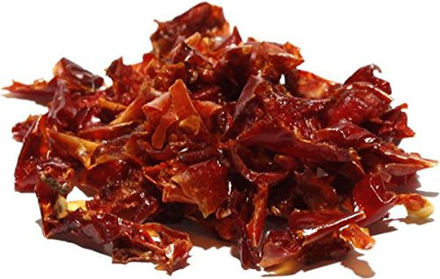 8 Oz. Dehydrated Dried Red Bell Pepper by It's Delish Bulk Bag Sealed to Maintain Freshness Chopped & Dried Vegetable