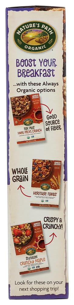 12.35 oz (350 Nature's Path, Organic Flax Plus Cereal, Pumpkin Raisin Crunch, g)