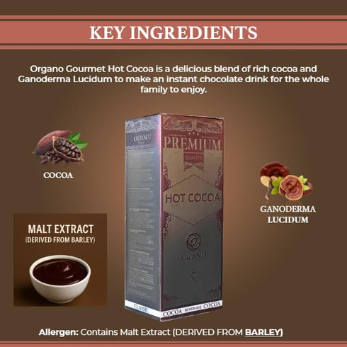 15-sachets) ORGANO Premium Hot Cocoa (Hot Chocolate