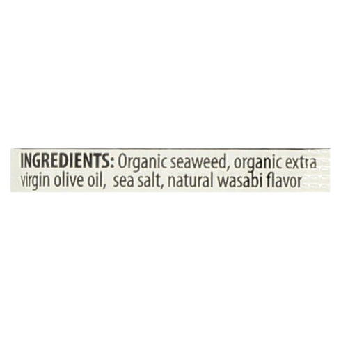 0.18 OZ, 24 SEA SNAX SEAWEED SNK G&G WASABI, PK