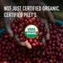 100% 60 Count (6 10 Peet's Coffee, USDA Organic Dark Roast Keurig K-Cup Pods, Arabica Coffee - Alma de la Tierra Boxes
