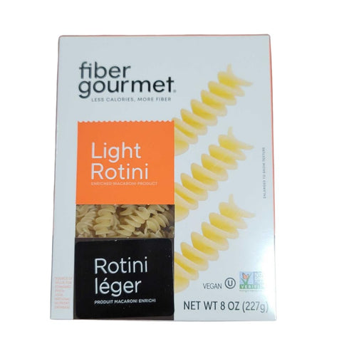 Fiber Gourmet Light Rotini Keto Pasta - Low Net Carb Pasta with